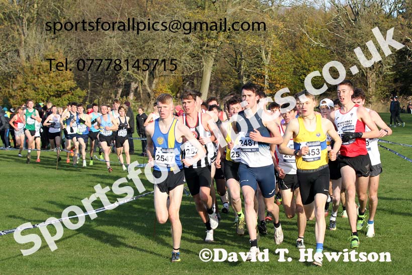 Mens under-20s, European Cross Country Championships Trials, Sefton Park, Liverpool. Photo: David T. Hewitson/Sports for All Pics